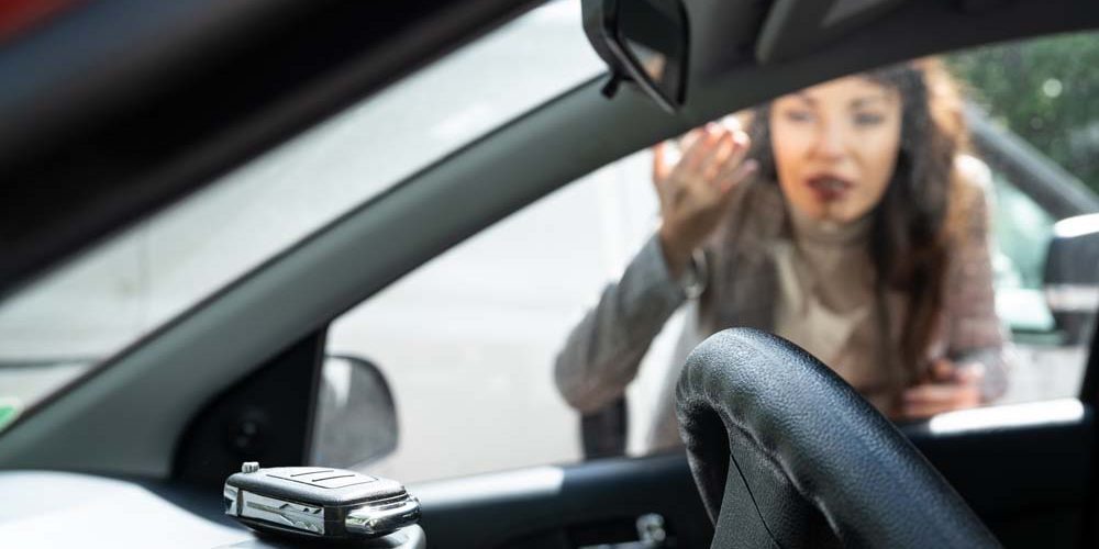 Woman Forgot Her Key Inside Locked Car